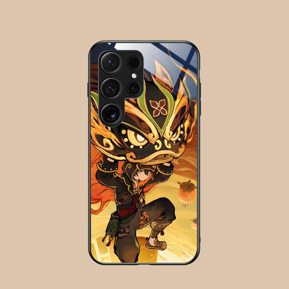 Game GI Gaming Mobile Phone Case for Samsung Galaxy S26 S25 S24 S23 S22 S21 S20 Note20 Plus FE Ultra Glass Colorful Cover Cover