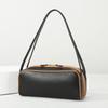Shoulder bag simple women's bag new contrasting color baguette bag high-end underarm bag women's wholesale