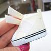 1 Pair 1/6 Scale Playing House Handmade Props Denim Canvas Toys Accessories Mini Sneakers Doll Shoes