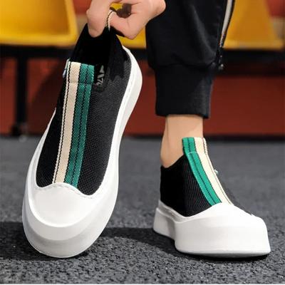 Non-sli Men's Casual Sneakers Thick Sole Sports Shoes Men for Flat Sports Running Shoes Trendy Comfortable High Top Men Shoes