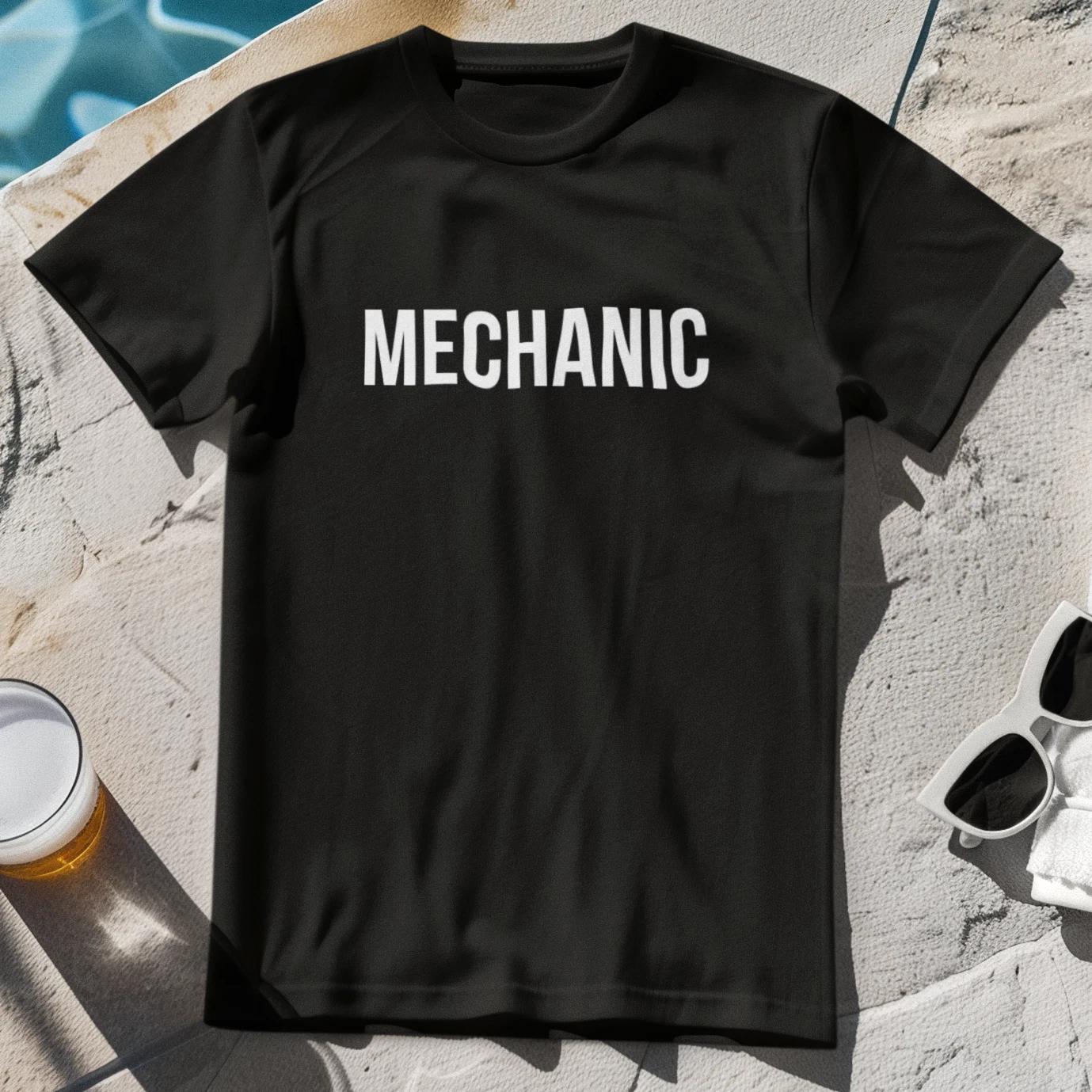 MECHANIC T-Shirt - classic car dad husband gift mechanical fix fixer job funny XL