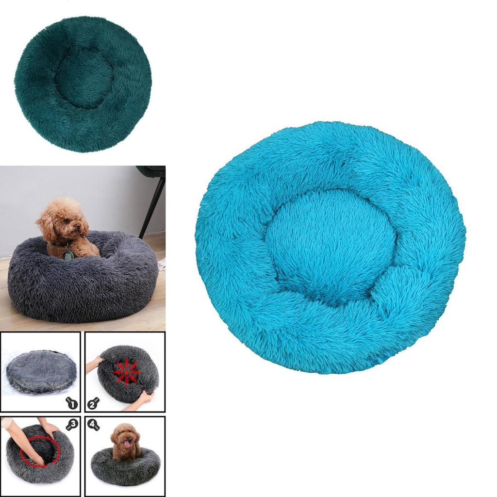 Cozy Dog Cat Calming Bed Comfy Soft Cushion For Enhanced Comfort And Deeper Sleep
