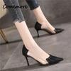 Transparent High-heeled Shoes for Women Spring Autumn Women's Stiletto Heel Pumps 2024 New Thin High Heels Pointed Shoe