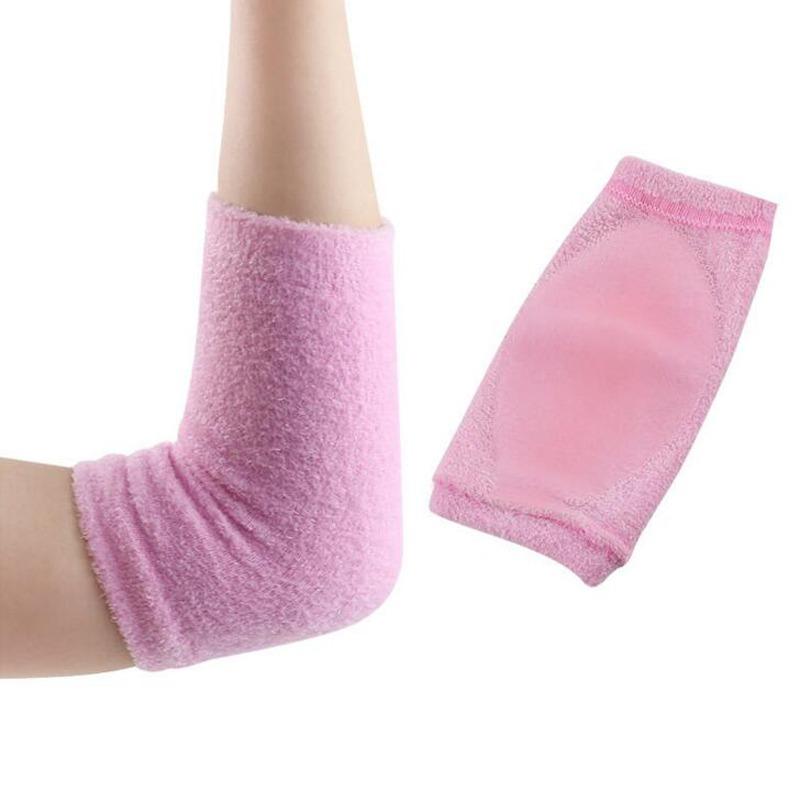 2Pcs Moisturizing Gel Elbow Sleeve, Breathable Dry Skin Moisturizing Elastic Elbow Protector Elbow Protection Cover For SPA Home