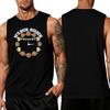 Men's Casual Sleeveless Tank Top Loose Fit Summer Daily Wear Muscle Shirt Printed Graphic Design Lightweight Comfortable