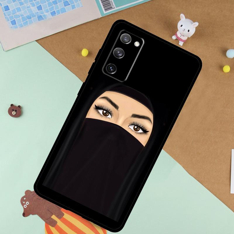 Muslim Islamic Arabic Hijab Girl Soft Case For Samsung Galaxy S25 Ultra S9 S10 S20 S21 S22 S23 S24 Plus S24 FE Funda Cover