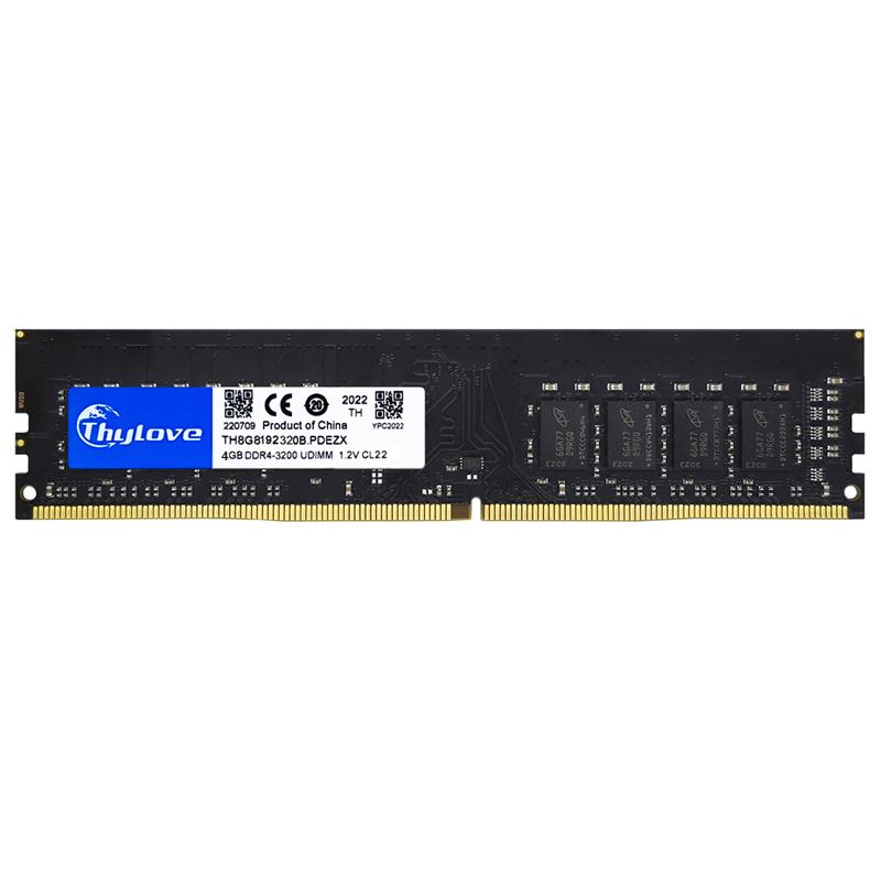 

Память Thylove DDR4 4 ГБ 3200 МГц PC4-25600 1,2 В для настольного компьютера