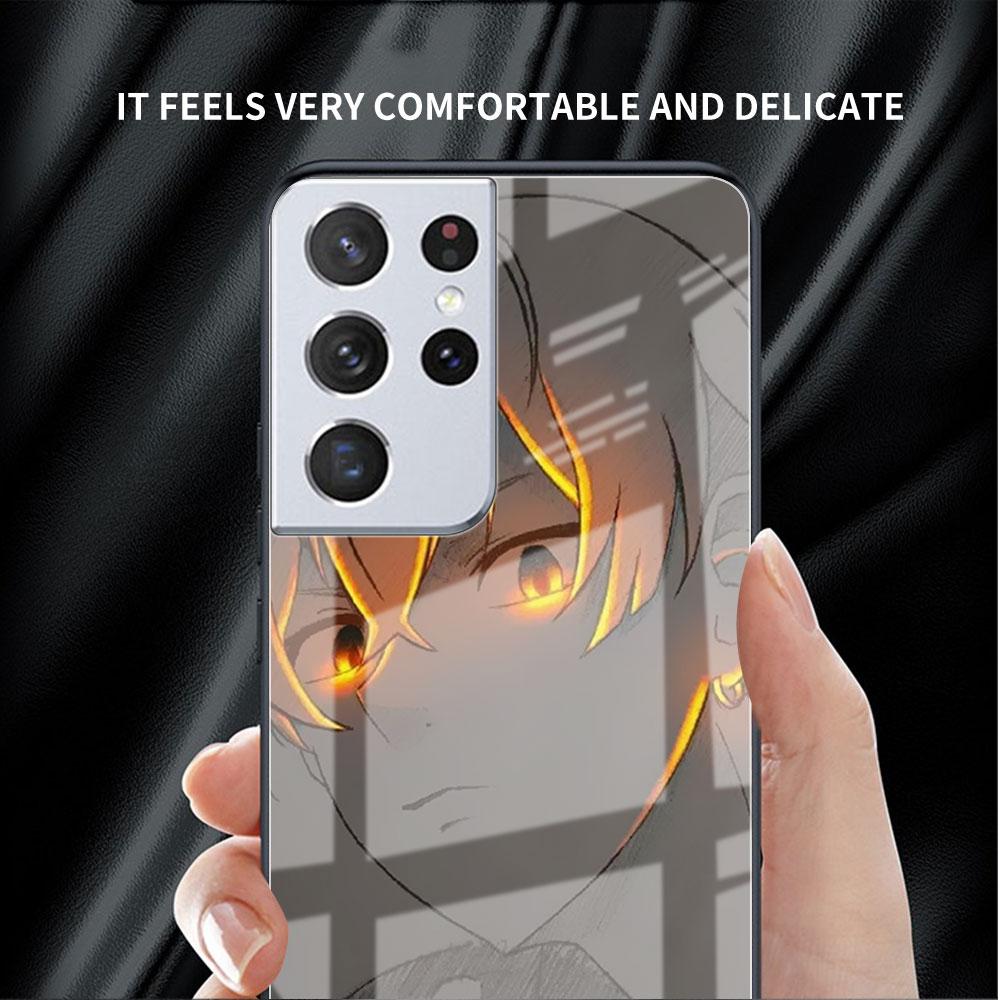 Glashülle für Samsung Galaxy S22 S20 FE S21 5G S10 S9 Plus Note 10 20 Lite Gehärtete Handyhülle Japanische Anime Tokyo Revengers