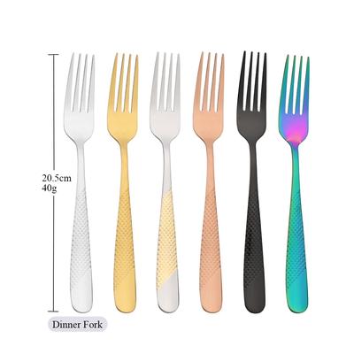 6Pcs Abendessen Gabel Besteck Set Hohe Qualität Edelstahl Geschirr Küche Vintage Salat Gabeln Geschirr Set Besteck Set