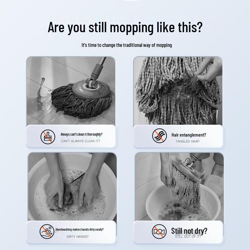 Jiabangshou Hands-Free Flat Mop