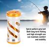 Fishing Reel Handle Knob Alloy Lightweight Wear Resist Spiral Pattern Reel Handle Grip Ball Silver Gold