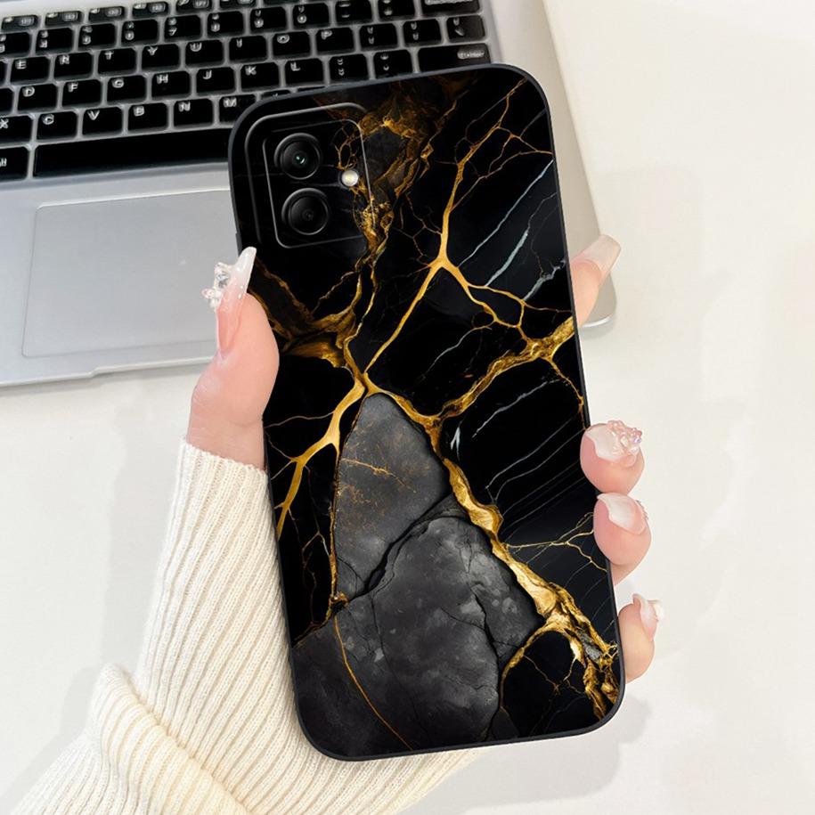 Shockproof Cover For Samsung Galaxy A05 A05s M05 Case New Fashion Flower Soft Silicone Phone Shell For Samsung A05 SM-A055F Capa