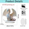 2D flaches Acryl-Display-Ornament für Heim- oder Bürodekoration – Geeignet für Tischplatten und Eingangsbereiche