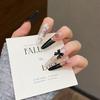 Cat's Eye Wearing Nail Pure Hand-made Nail Piece Fake Nail Wearing Nail Piece Advanced Sense Thin Dog Long