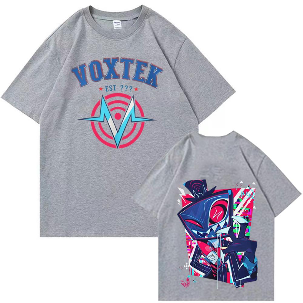 Hazbin Hotel VOX Character Design Tshirt Man Woman Harajuku Short Sleeve Oneck Breathable Comfortable unisex Casual Shirt Gift