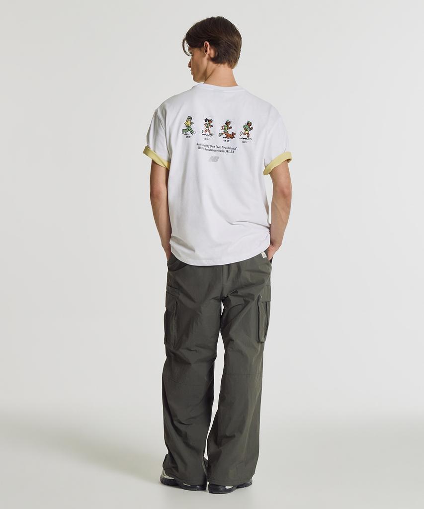 Nyuballanseu Nbneg31503 / Uni Nb Friends Short Sleeve T-Shirt (White)