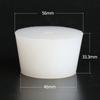 Bouchon conique en caoutchouc transparent, 1 pièce, bouchon en silicone haute température, bouchon d'étanchéité conique en caoutchouc pour peinture galvanoplastie