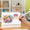 Kalender 2026 DIY Diamantmalerei Kunstset Werkzeug für Wohnzimmer, Schlafzimmer, Büro, Schreibtisch Weihnachts- und Neujahrsgeschenk