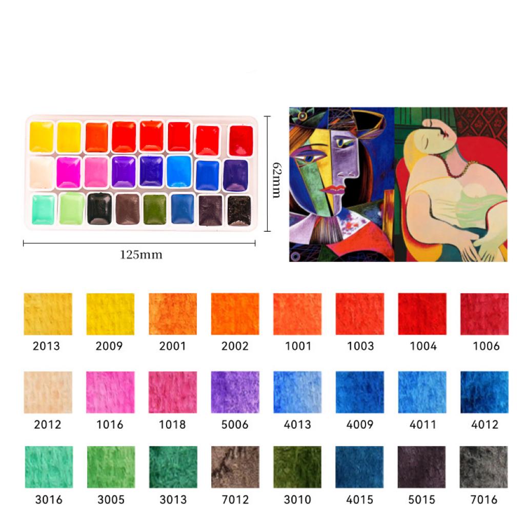 Artists Watercolors Paint Set 24/96/216 Colors 1ml Acuarela Professional Pigments Art Supplies, for Art Drawing Sketching