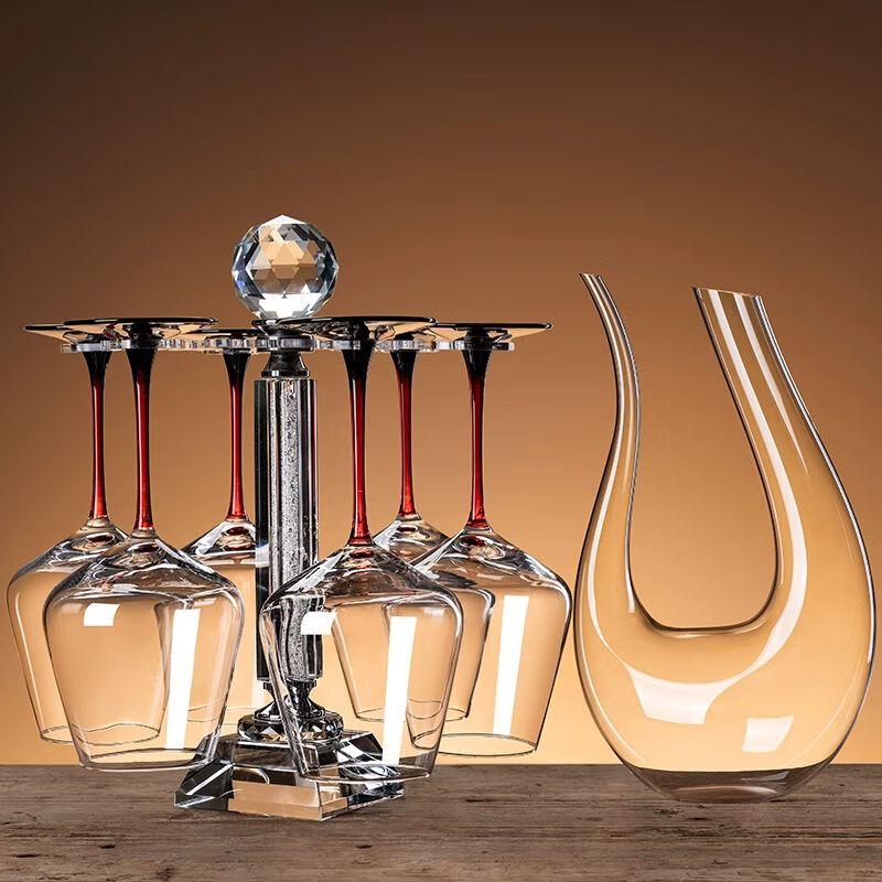 European Crystal Wine Glass & Decanter Set
