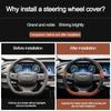 Car Steering Wheel Cover Wrap for Chery Tiggo 8 Plus Tiggo 7 Arizer 5 Pro Tiggo 3X 5X D Type Steering-Wheel