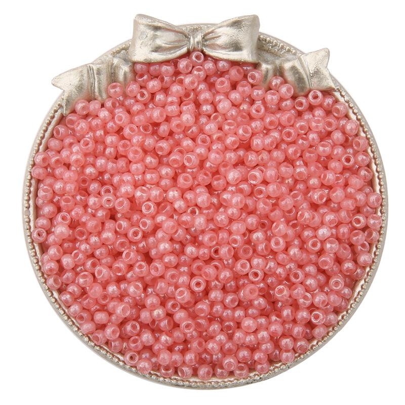 20g 3/4mm imitacja lodów szklanych koralików ryżowych materiał ręcznie robiony diy kolczyki koralikowe bransoletka akcesoria do włosów