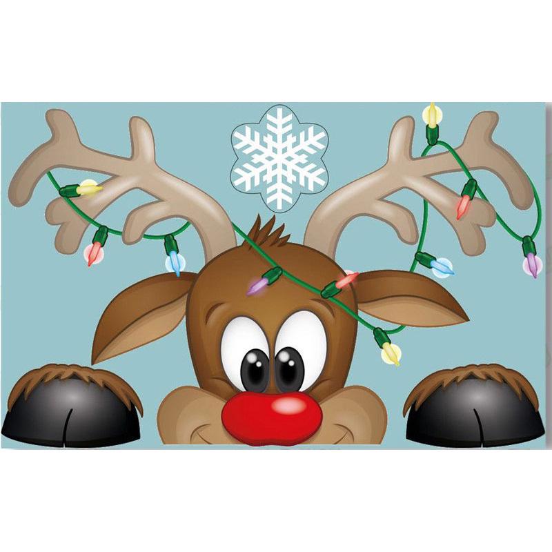 2025 Double-Sided Snowflake Static Glass Stickers - Christmas Window & Wall Decoration