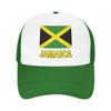 The Pride of Jamaica Jamaican Mesh Sun Cap Outfit for Women Unisex Adjustable Baseball Cap MeshBack Summer Cooling Caps