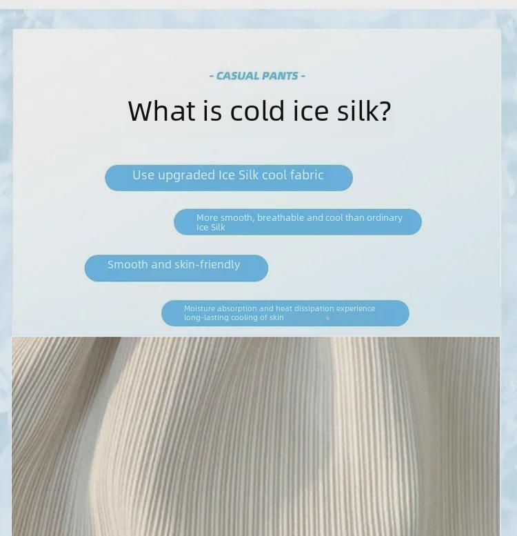 Maternity Ice Silk Wide-Leg Summer Shorts: Lightweight, Loose, and Casual Fit for Warm Weather.