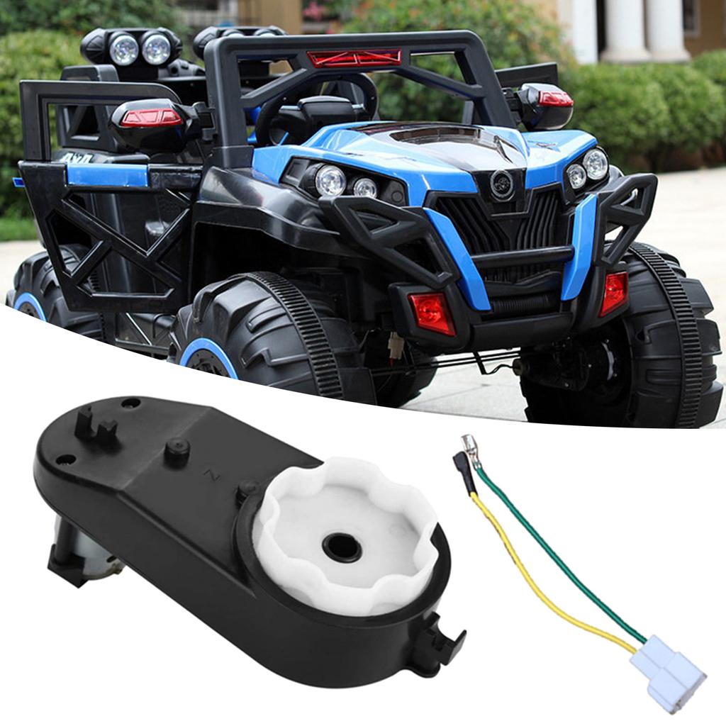 RS390 12V Electric Motor Gearbox For Kids Off Road Ride On Cars Durable Construction Climbing Ability Safety Protection