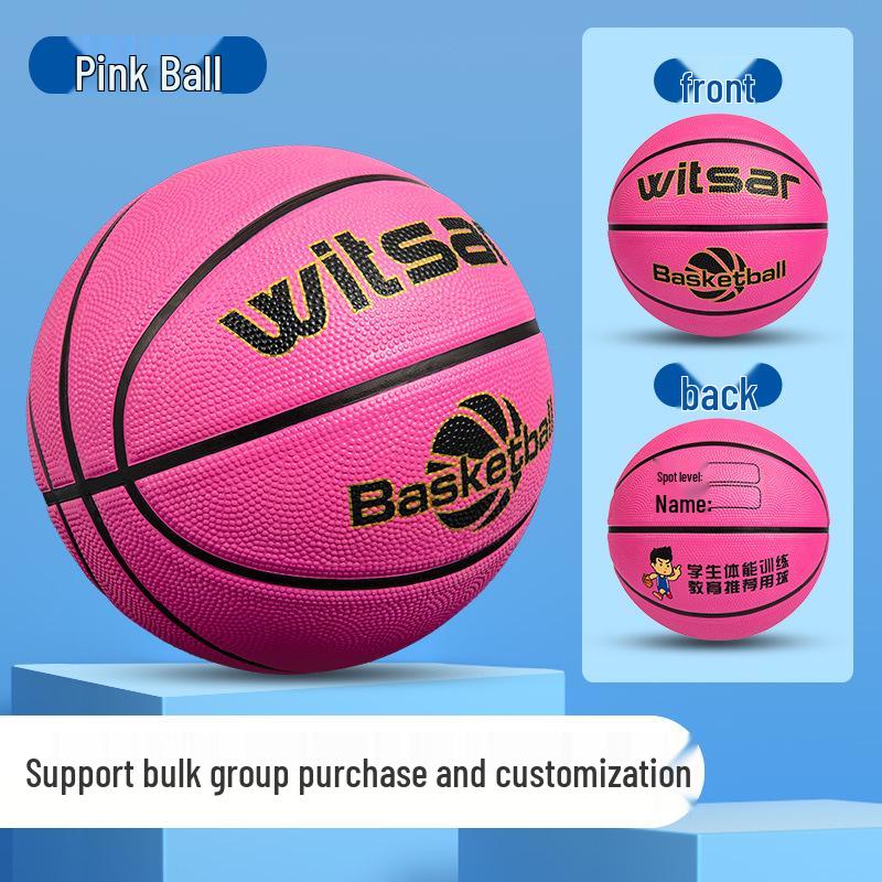 Beginner's Leather Basketball for Young Children: Sizes 3-7