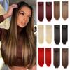 6Pcs/Set Clip-in Hair Extensions Long Straight Hair for Full Head Synthetic Hairpiec for Women Ladies