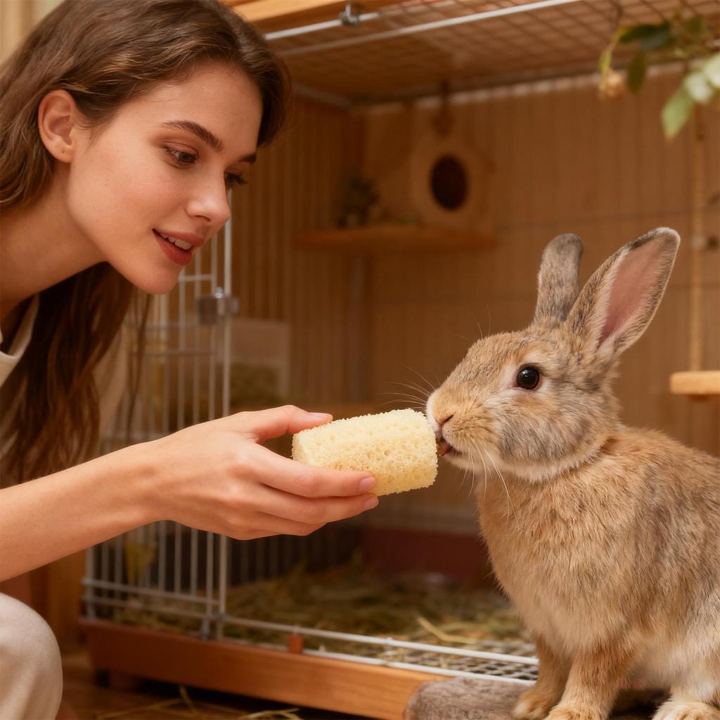 Kaninleksaker Naturlig Luffa Stöd Näring Lekgodis 4 Stycken Hälsosam Hamsterleksak För Husdjur Smådjur Chinchillafamiljen