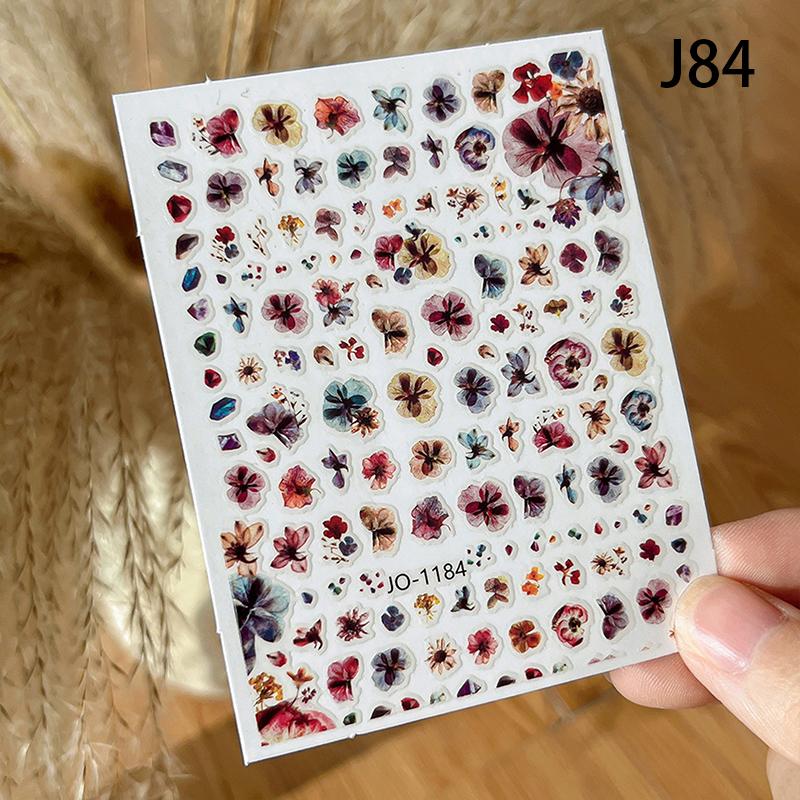 

Ретро Сухоцвет Симуляция Цветка Наклейка для Ногтей Улучшение Адгезив Живопись Наклейка для Ногтей Аксессуары as the picture