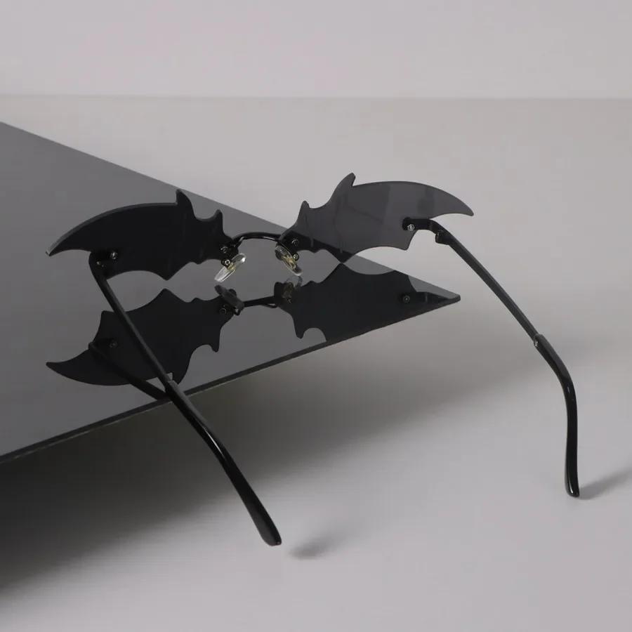 Randlose Cat-Eye-Sonnenbrille für Damen und Herren, Retro-Luxus, klare Designerbrille, sexy Marken-Sonnenbrille, schwarze Sonnenbrille