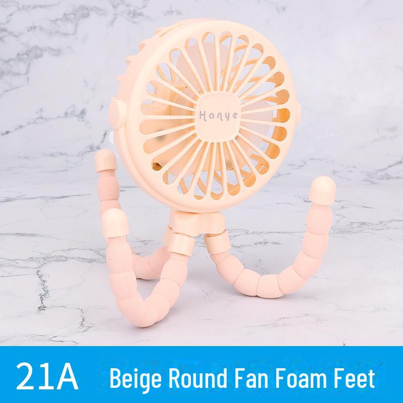 Versatile Portable Mini Fan: Hangable, Standable, or Wrappable - Ideal for Dorms and Outdoor Use