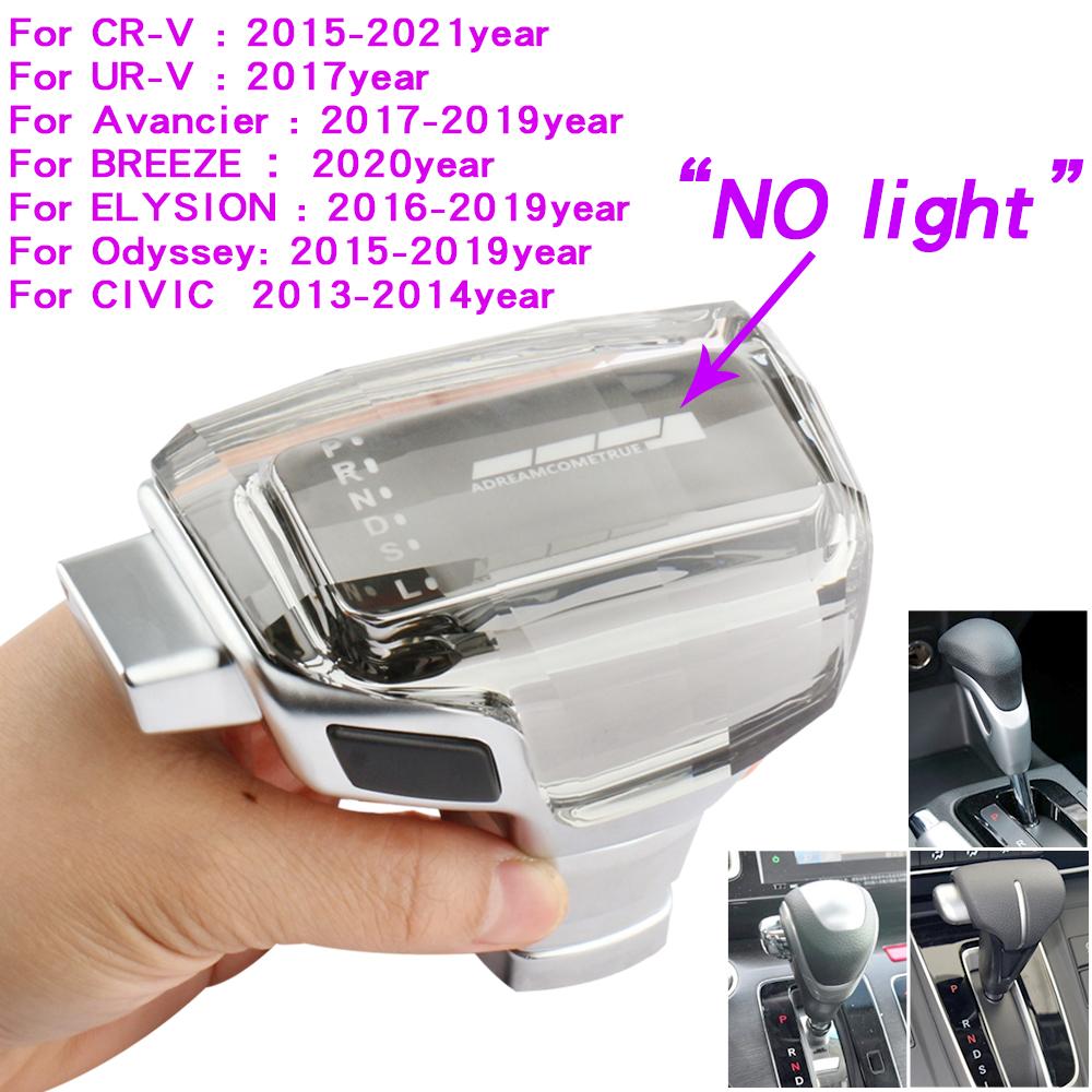 Car Gear Shift Knob Automatic Transmission For Honda Accord 7 8 9 10 Th Civic Fit CR-V CRV 54131TLAA63ZA LED crystal Shift Lever
