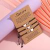 Heart-Shaped Friendship Bracelet Trio for Sisters and Friends