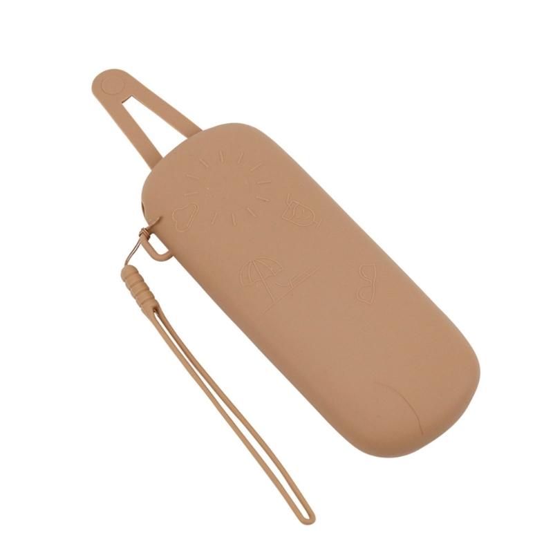 Sunglasseses Case Silicone Carrying Case Glasses Holder Magnetic Closure For Women Easy Opening Lip Pouch