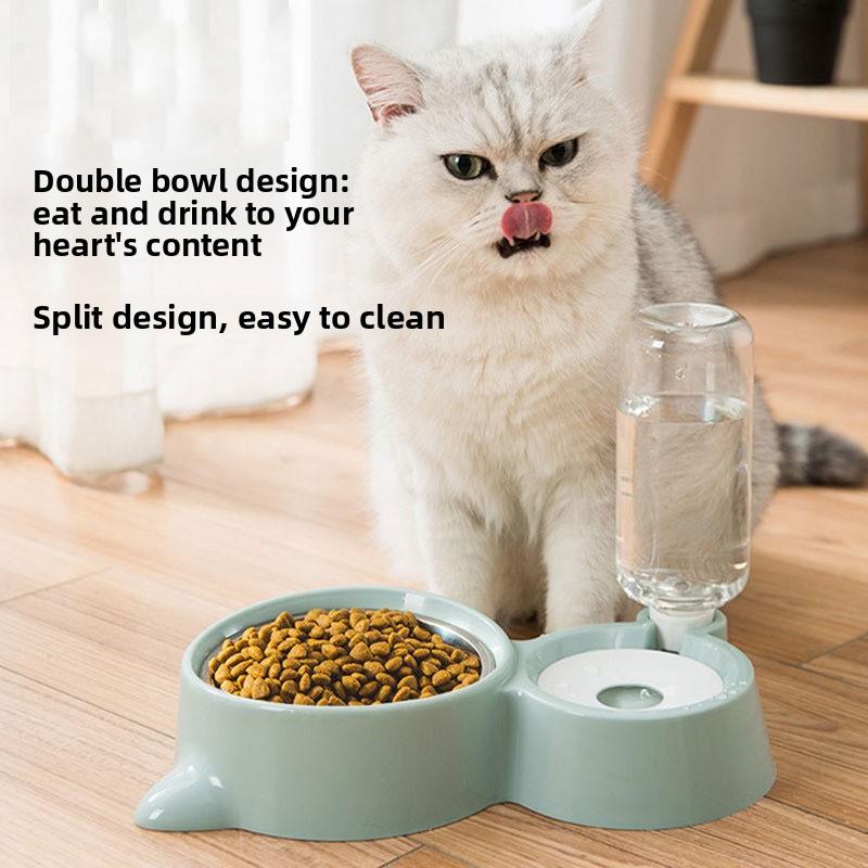 Dog Bowls, Cat Bowls, Cat and Dog Food Bowls, Anti-knock Rice Bowls, Cat Automatic Drinking Bowls, Pet Food Utensils and Supplies
