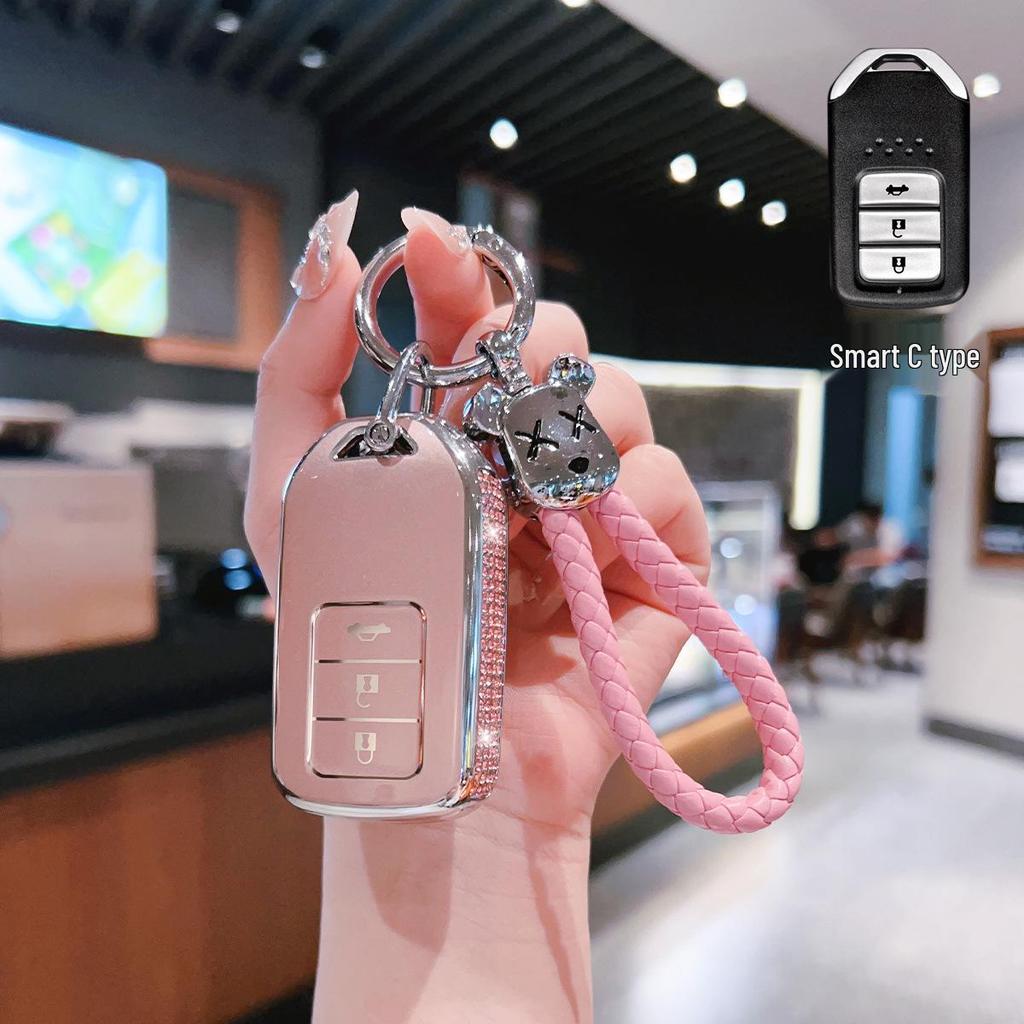 Universelle Schlüsselabdeckung für Honda CRV, Haoying, URV, Accord und Civic - Geeignet für Männer und Frauen