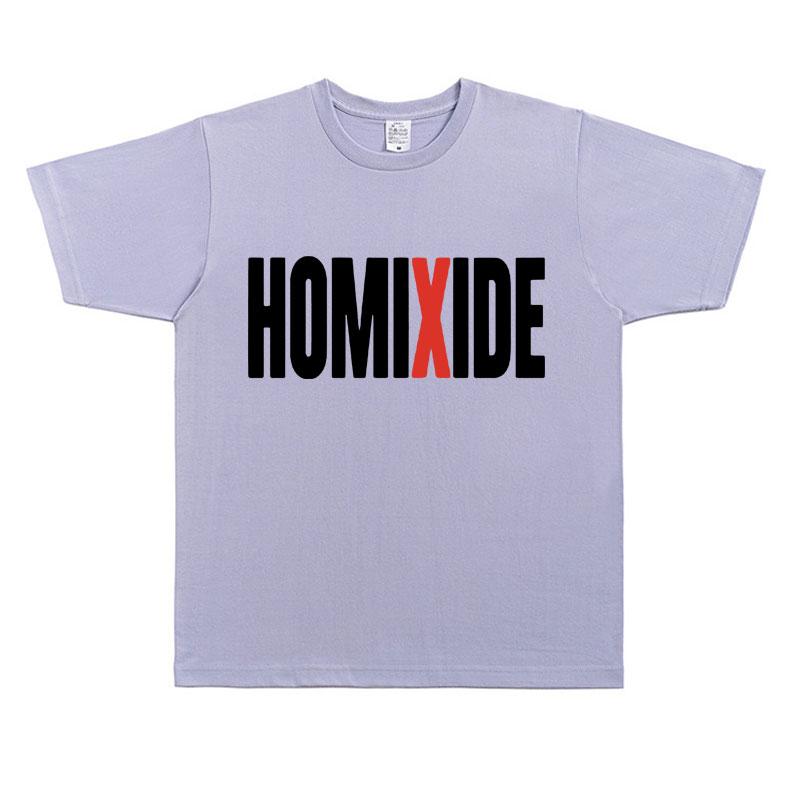 Rapper Homixide Gang Grafik T-Shirt Playboi Carti Opium Merch T-Shirt Männer Frauen Hip Hop Übergroße T-Shirts Männlich Baumwolle Oberteile Tees