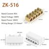 New Conductor Brass High Power Splitter Large Current Universal Quick Terminal Block Fast Connector Electrical