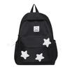 Schoolbag Korean version schoolbag female junior high school students cute stars college students travel backpack simple versatile high school 