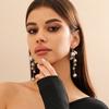 Elegante Große CCB Kugel Quasten Anhänger Hängende Ohrringe für Damen Trendige Damen Lange Ohrring Hängende Accessoires 2026 Modeschmuck