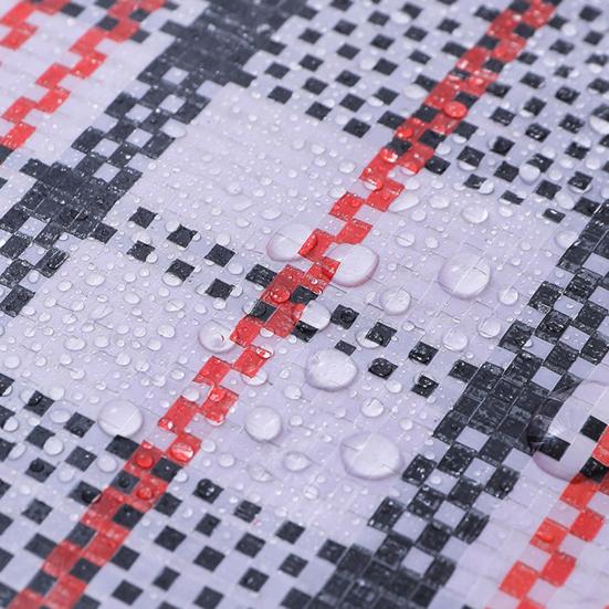 PP Woven Storage Bag Large Capacity Waterproof Thick Moving Bag Luggage Organizer Quilt Clothes Packing Tote