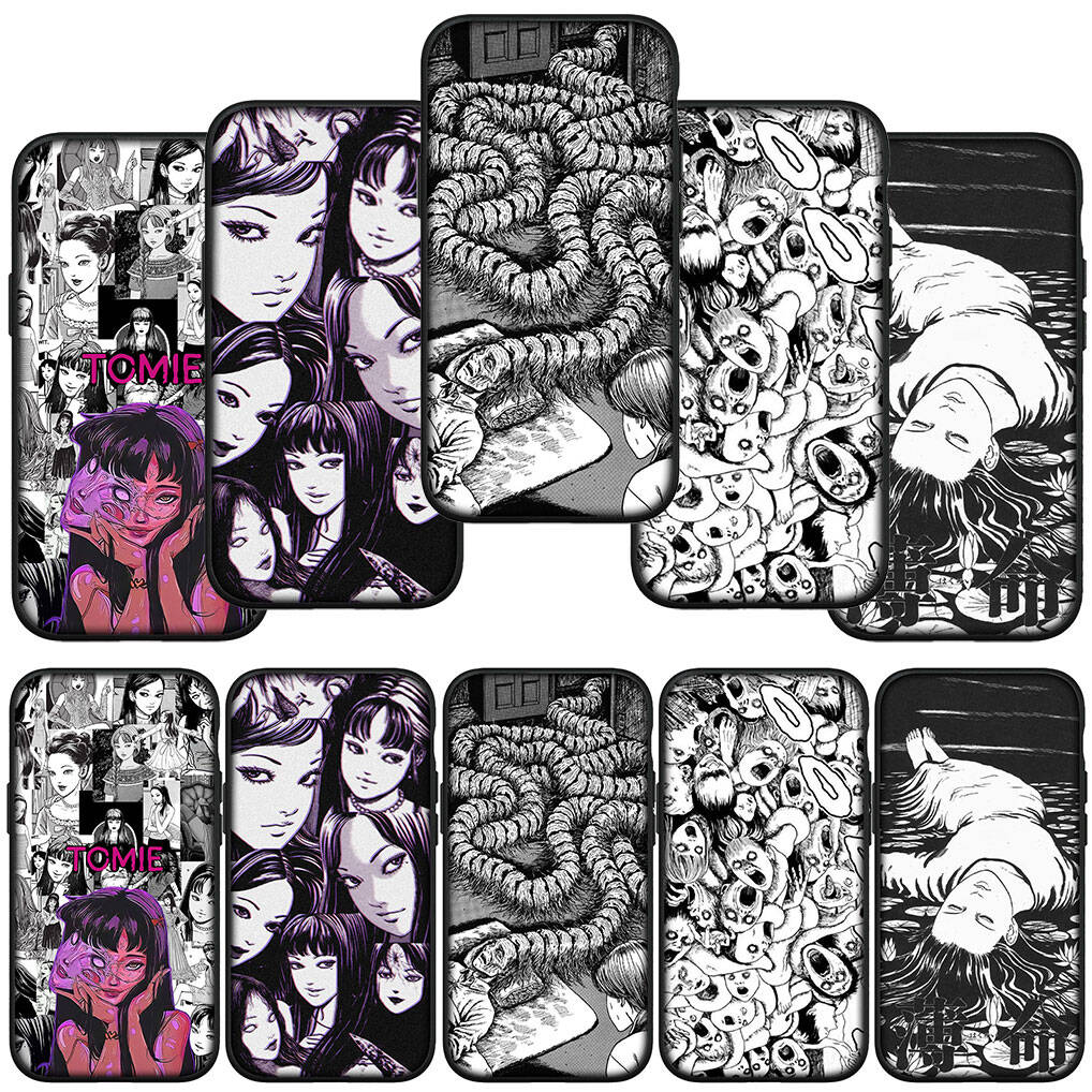 for iPhone 17 16 15 Xiaomi Poco F7 F8 X7 X6 C85 C75 C71 M8 Redmi Note 14 13 12 Pro Max 14C 13C 15C A3 A4 Phone Case Tomie Junji Ito Collection Cover