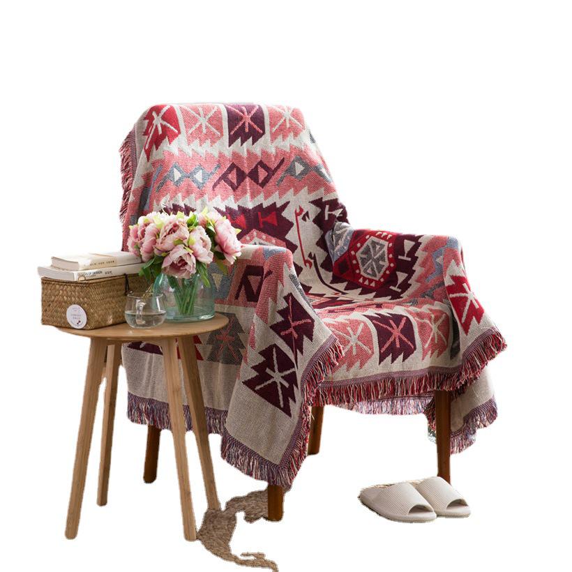 European Sun God Pattern Non-Slip Sofa Cover & Throw Blanket