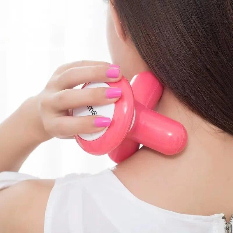 Multifunktionaler Ganzkörpervibrations-Mini-Mini-Massagegerät Haushalt USB-Aufladung Elektrisches Dreieck Halsmassage