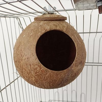 Kokosnuss Vogelnest Papageiennest Vogelkäfig Hängenest Zubehör Papagei Warme Zuchtbox